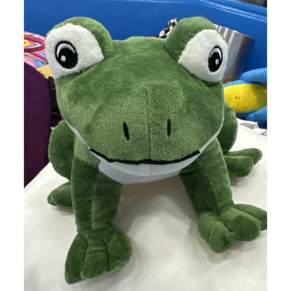 New!! 2025 Mardi Gras Krewe Of Bacchus 10 in Plush Frog - Picture 3 of 11